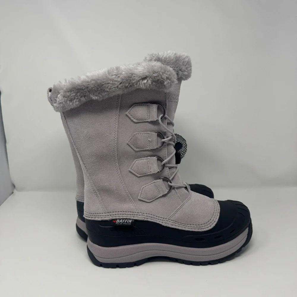 Baffin Chloe Womens‎ Winter Snow Boots Coastal Grey 4510-0185 Size 9 NEW